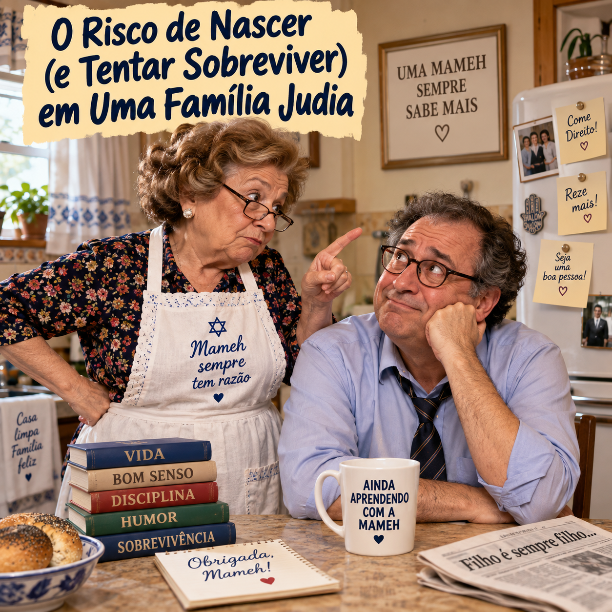 Humor de Primeira na Segunda - O Risco de Nascer (e Tentar Sobreviver) em Uma Família Judia